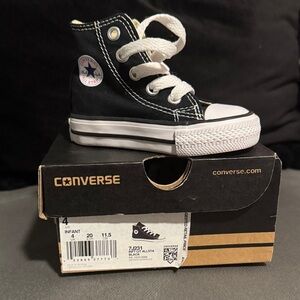 Converse Kids Black and White High-Tops